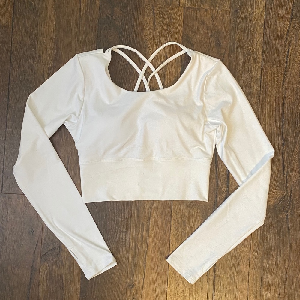 Astoria Seamless Sculpt Sleeved Crop